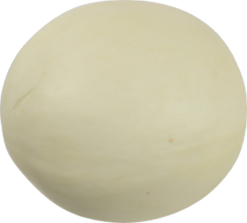 In-Store Cut Honeydew Halves Perspective: front