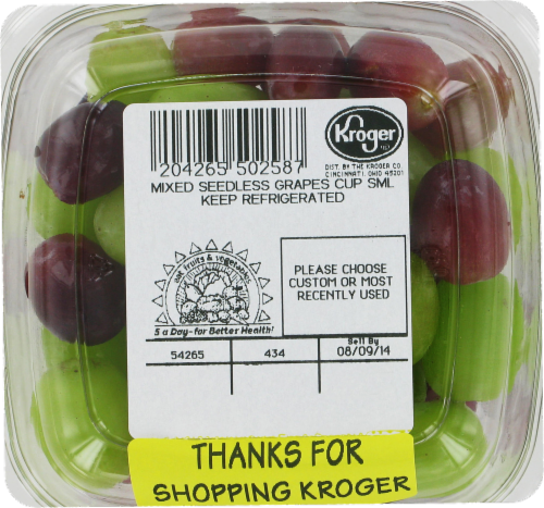 Grapes - Seedless - Large Fruit Cup Perspective: front