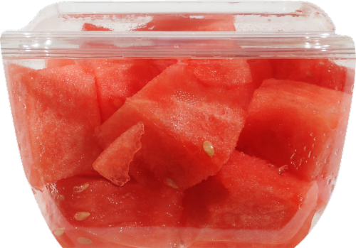 In-Store Cut Seedless Watermelon Small Cup Perspective: front