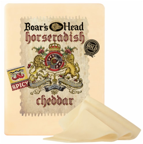 Boar’s Head Horseradish Cheddar Cheese Fresh Sliced Deli Cheese