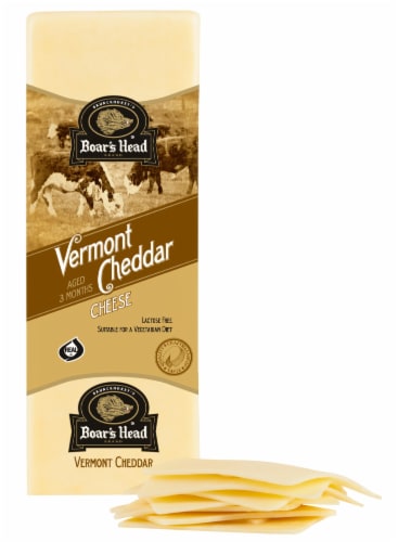 Boar’s Head® White Vermont Cheddar Cheese Fresh Sliced Deli Cheese