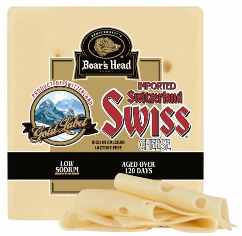 Boar’s Head Imported Switzerland Swiss Cheese Perspective: front
