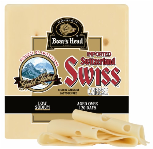 Boar’s Head Switzerland Swiss Cheese Fresh Sliced Deli Cheese