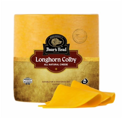 Boar’s Head Longhorn Colby Cheese Perspective: front