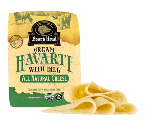 Boar’s Head Cream Havarti with Dill Cheese Fresh Sliced Deli Cheese