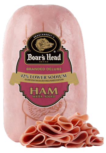 Boar’s Head Branded Deluxe Lower Sodium Ham Fresh Sliced Deli Meat