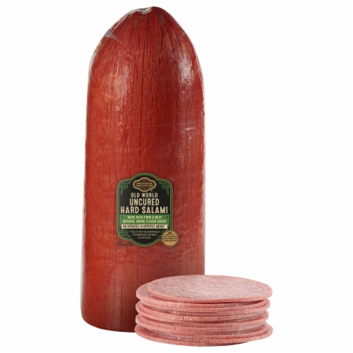 Private Selection™ Grab & Go Hard Salami Fresh Sliced Deli Meat Perspective: front