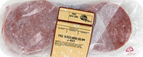 Private Selection™ Grab & Go Hard Salami Fresh Sliced Deli Meat Perspective: front