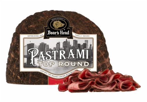 Boar’s Head Top Round Pastrami Perspective: front