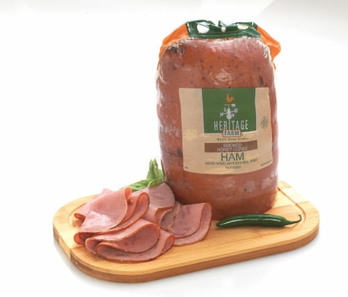 Heritage Farm Grab & Go Honey Ham Fresh Sliced Deli Meat Perspective: front