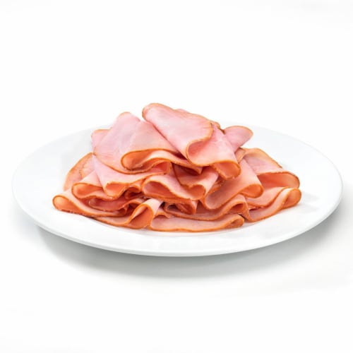 Grab & Go Eckrich Honey Ham Fresh Sliced Deli Meat Perspective: front