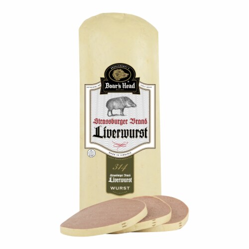 Boar’s Head Strassburger Brand Liverwurst Perspective: front