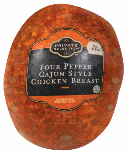 Private Selection™ Grab & Go  Four Pepper Cajun Chicken Breast Fresh Sliced Deli Meat Perspective: front