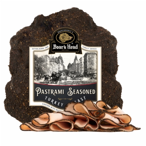 Boar’s Head Pastrami Seasoned Turkey Breast Perspective: front