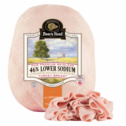 Boar’s Head Lower Sodium Oven Roasted Turkey Fresh Sliced Deli Meat