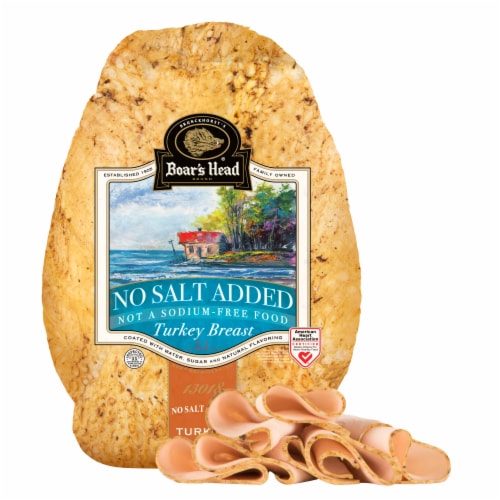 Boar's Head® No Salt Added Turkey Fresh Sliced Deli Meat Perspective: front