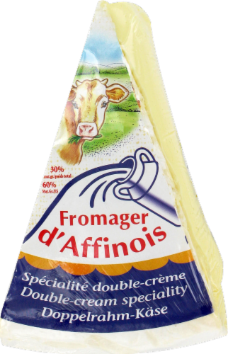 Fromage d'Affinois Double Cream Specialty Cheese Perspective: front
