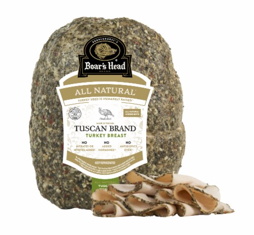 Boar’s Head All Natural Tuscan Brand Turkey Breast Perspective: front