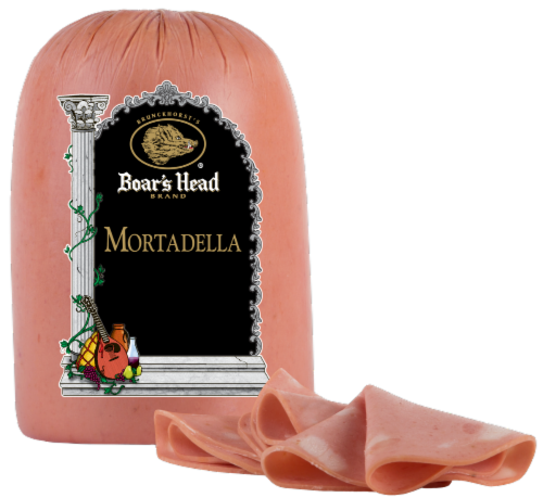 Boar's Head Mortadella Fresh Sliced Deli Meat Perspective: front