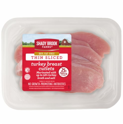 Shady Brook Farms® Thin Sliced Turkey Breast Cutlets Perspective: front