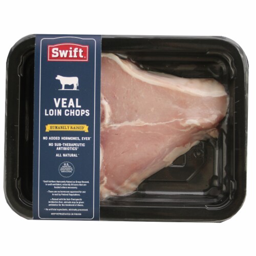 Swift® Veal Loin Chops Perspective: front