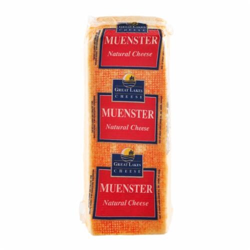 Great Lakes Muenster Natural Cheese Perspective: front