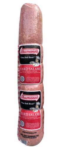 Thumann's® Hard Salami Fresh Sliced Deli Meat Perspective: front