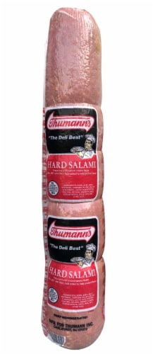 Thumann's® Hard Salami Fresh Sliced Deli Meat Perspective: front