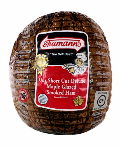 Thumann's® Maple Smoked Honey Ham Fresh Sliced Deli Meat Perspective: front