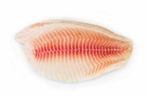 Wild Caught Frozen Tilapia Fillets Perspective: front
