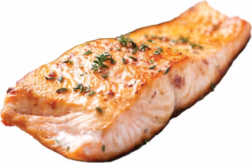 Steakhouse Marinade Salmon Perspective: front