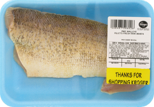 Pike Walleye Fillets Perspective: front
