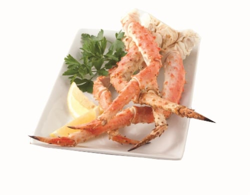 Wild Caught King Crab Legs and Claws 16/20 per Pound Perspective: front