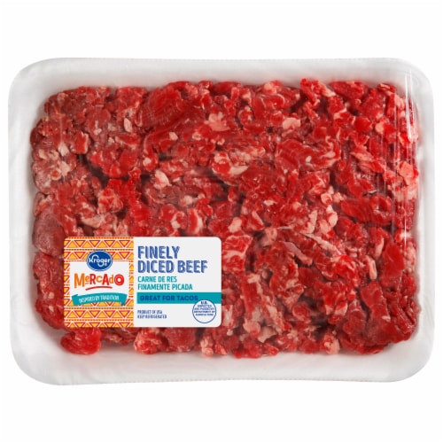 Kroger Mercado Finely Diced Beef, 1 lb Kroger