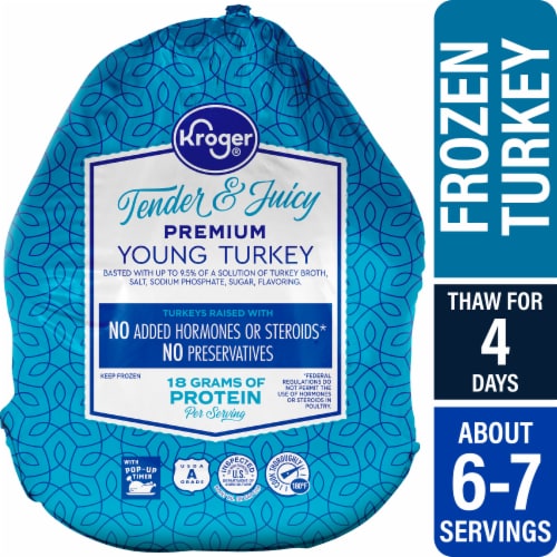 Kroger Whole Frozen Turkey Without Gravy (14-16 Lb) (limit 1 At