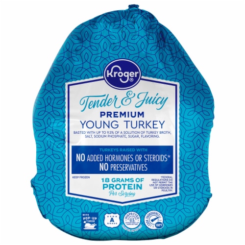 Kroger® Whole Frozen Turkey Without Gravy (24-28 lb) Perspective: front