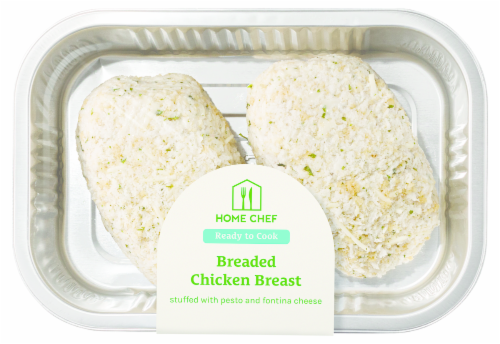 Home Chef Breaded Pesto Fontina Chicken Perspective: front