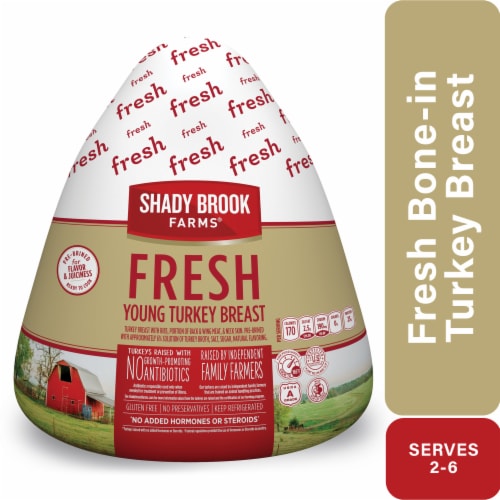 Shady Brook Farms® Fresh Young Bone-In Turkey Breast Perspective: front