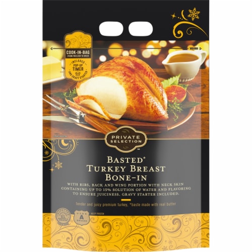 Private Selection™ Basted Turkey Breast Bone-In Perspective: front