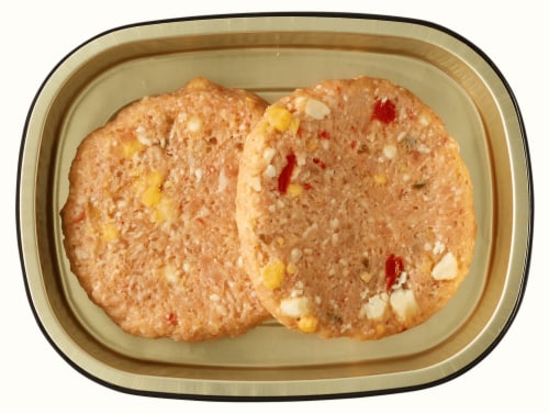 Home Chef Pepperjack Cheese Chicken Burger Perspective: front