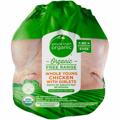 Organic Whole Chicken, Avg 3.5 lbs.