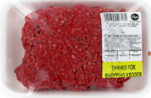Angus Ground Beef Sirloin 90% Lean Perspective: front