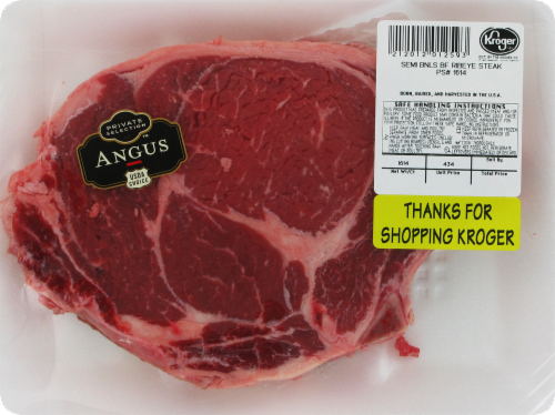 Private Selection™ (1 Steak) Angus Beef Select Bone In Ribeye Steak Perspective: front