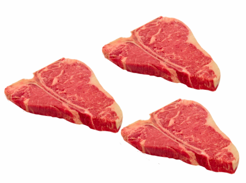 Private Selection™ (About 3 Steaks per Pack) Angus Beef T-Bone Steak Value Pack Perspective: front