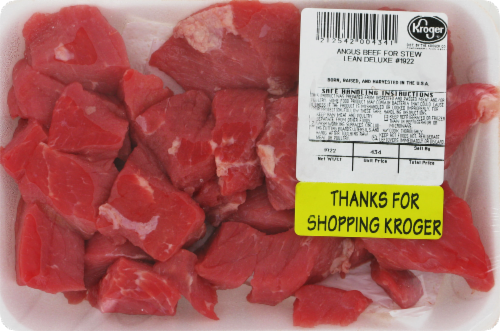Beef Choice Angus Beef for Stew Perspective: front