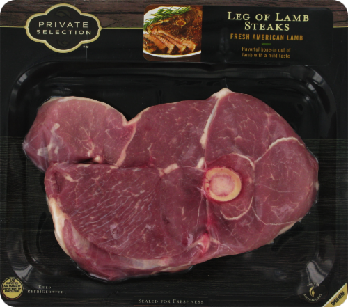 Private Selection™ Leg of Lamb Steaks Perspective: front