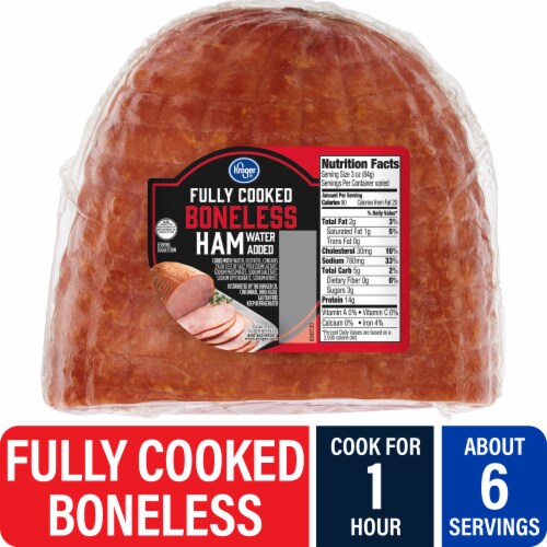 Kroger® Fully Cooked Boneless Half Ham Perspective: front