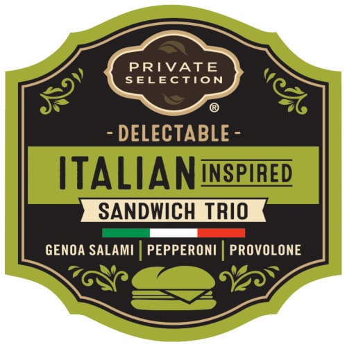 Private Selection Grab & Go Italian Trio Fresh Sliced Deli Meat Perspective: front