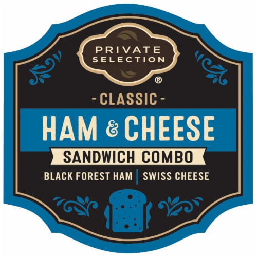 Private Selection Grab & Go Classic Ham & Cheese Sandwich Combo Fresh Sliced Deli Meat Perspective: front