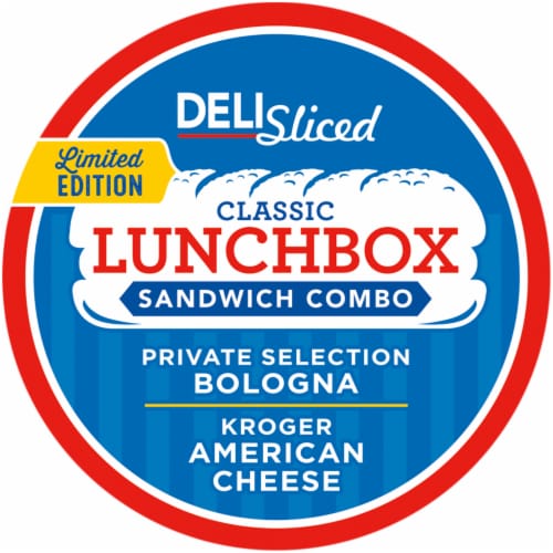 Private Selection Grab & Go Bologna & American Cheese Combo Fresh Sliced Deli Meat Perspective: front